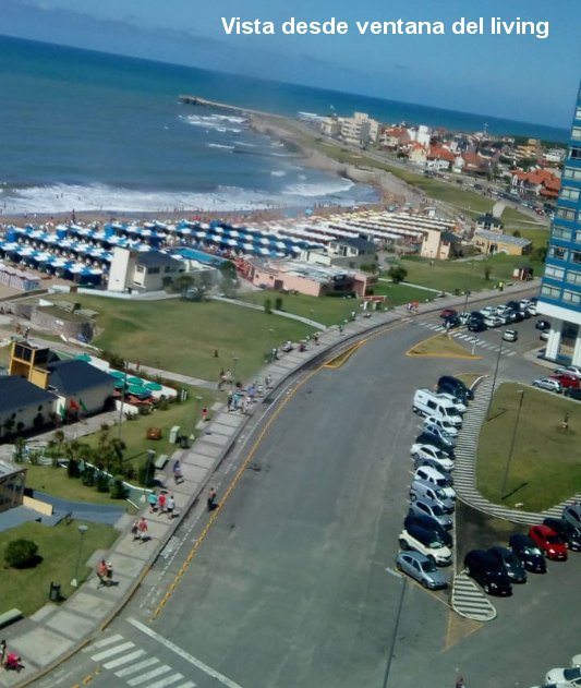 Vista al mar desde el living